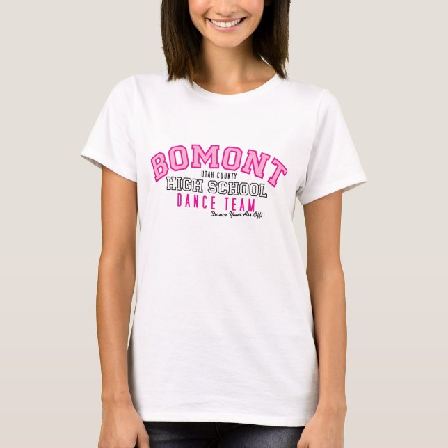 Camisa da dança T do segundo grau de Bomont (Frente)