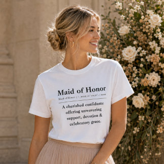 Camisa da Definição de Dama de Honra