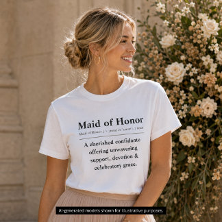 Camisa da Definição de Dama de Honra