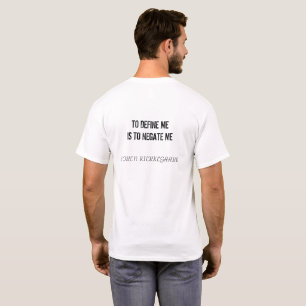 Camisa da definição de Kierkegaard