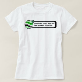 Camisa da definição do Pop-Acima de Aromantic