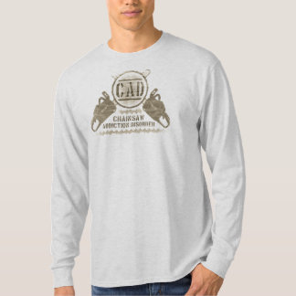 Camisa da desordem do vício da serra de cadeia