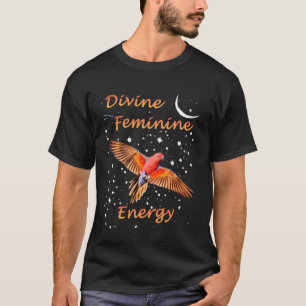 Camisa da Deusa da Lua de Energia Feminina Divina 