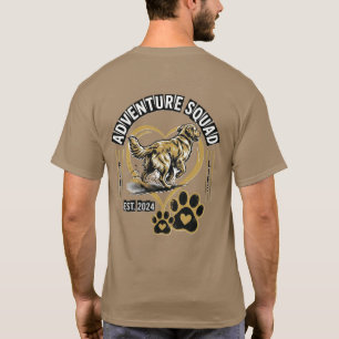 Camisa da Equipe de Aventura do Golden Retriever –