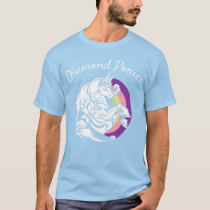 Camisa da Equipe de Kickball de Ponies Diamond