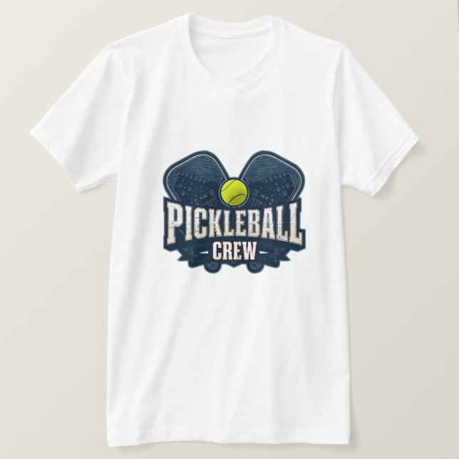 Camisa da Equipe de Pickleball – Insígnia da Equip (Frente do Design)