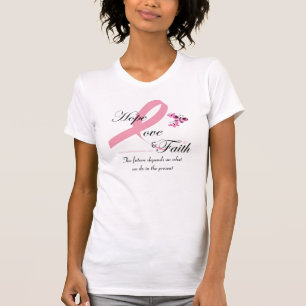 Camisa da equipe do amor e da fé da esperança