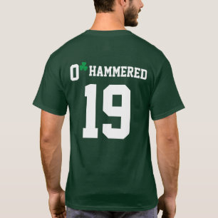 Camisa da equipe do bebendo do dia de O'HAMMERED