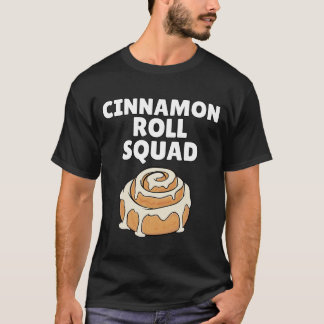 Camisa da Equipe do Cinnamon Roll Engraçado Cinnam
