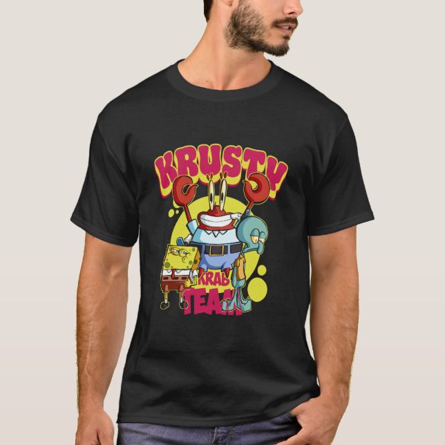 Camisa da equipe do Krusty krab (Frente)