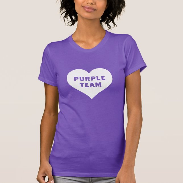 Camisa da Equipe Puro da Guerra de Cores (Frente)