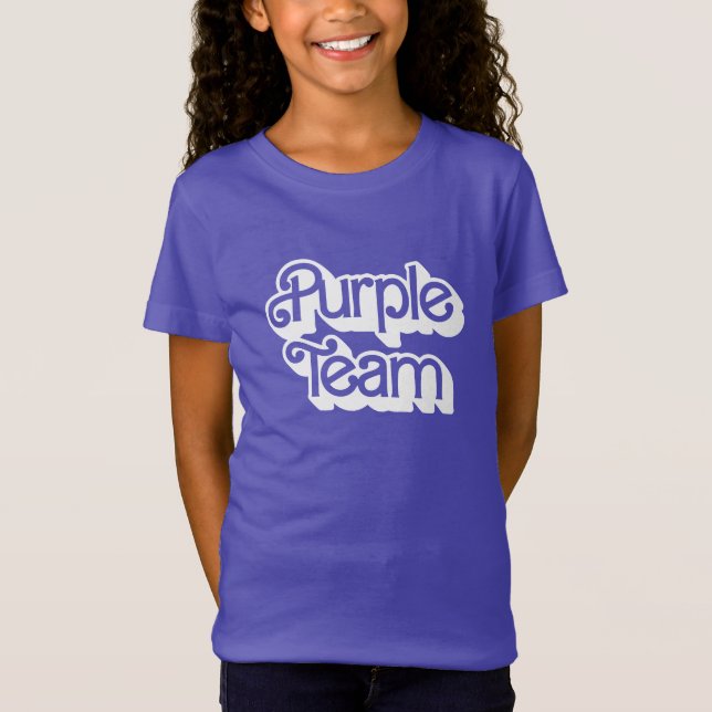 Camisa da Equipe Puro da Guerra de Cores (Frente)