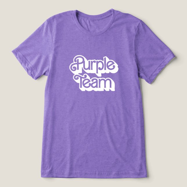 Camisa da Equipe Puro da Guerra de Cores (Design frontal)
