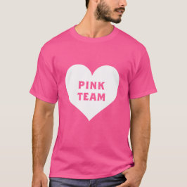 Camisa da Equipe Rosa da Guerra de Cores