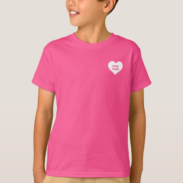 Camisa da Equipe Rosa de Guerra Cor (Frente)