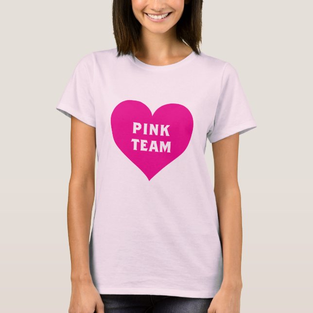 Camisa da Equipe Rosa de Guerra Cor (Frente)