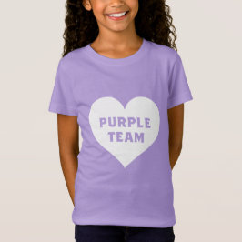 Camisa da Equipe Roxa da Guerra de Cores