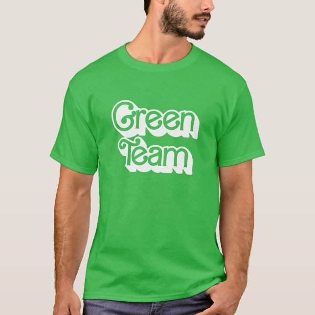 Camisa da Equipe Verde de Guerra Coriosa (Frente)