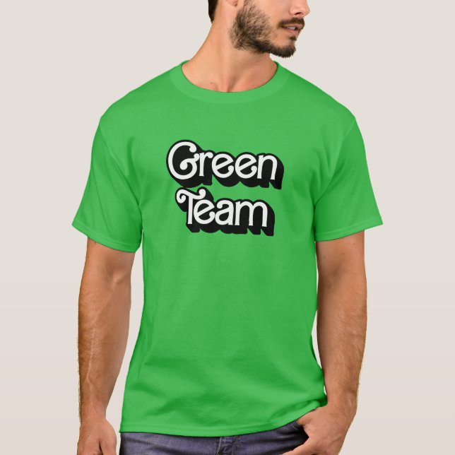 Camisa da Equipe Verde de Guerra Coriosa (Frente)