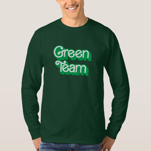 Camisa da Equipe Verde de Guerra Coriosa (Frente)