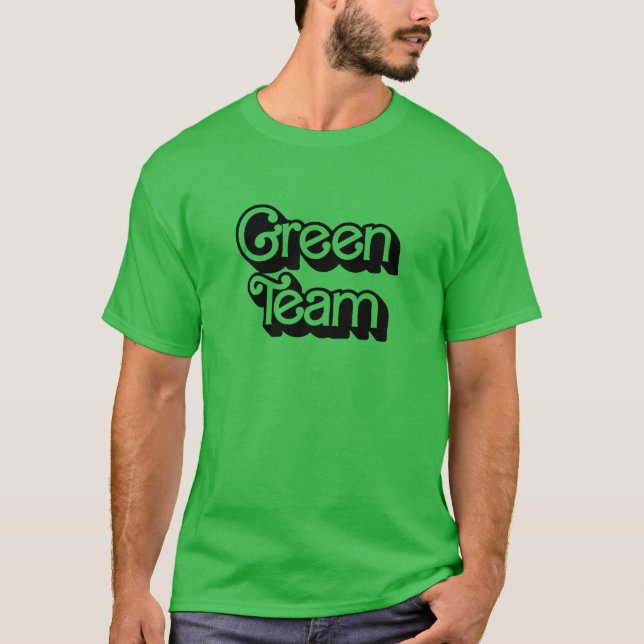 Camisa da Equipe Verde de Guerra Coriosa (Frente)