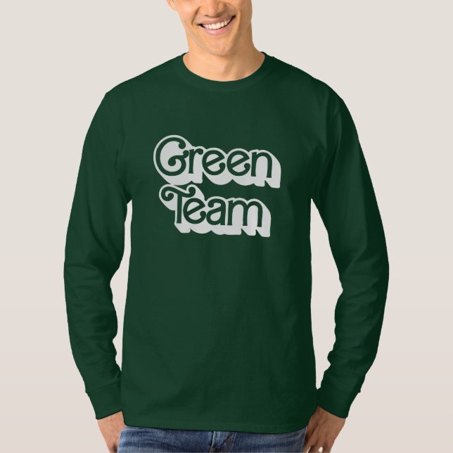 Camisa da Equipe Verde de Guerra Coriosa (Frente)