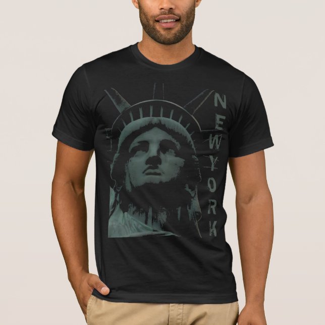 Camisa da estátua da liberdade da camisa da (Frente)