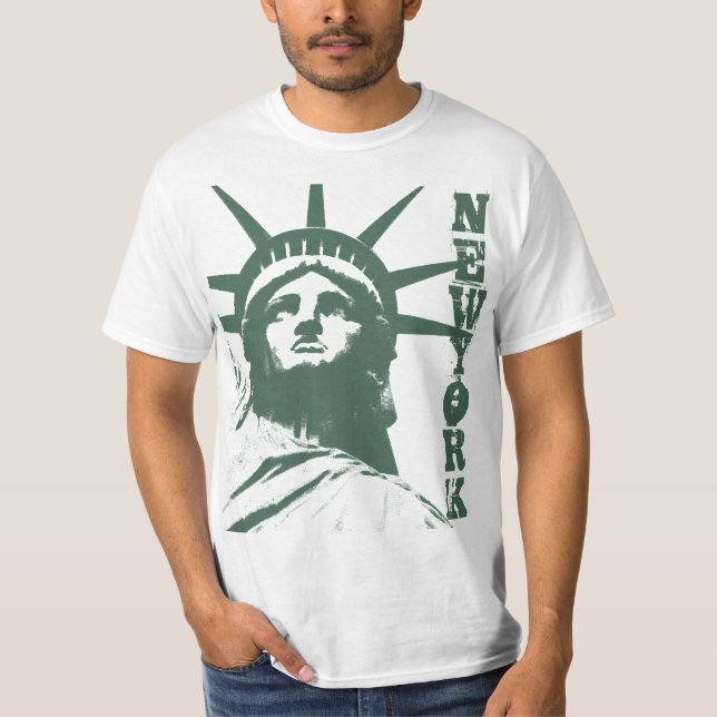Camisa da estátua da liberdade do t-shirt da (Frente)