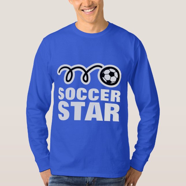 Camisa da estrela de futebol (Frente)