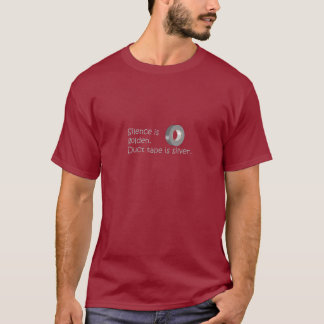 Camisa da fita adesiva