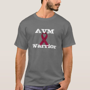 Camisa da fita de Borgonha do guerreiro de AVM