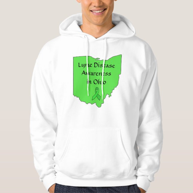 Camisa da Fita de Conscientização da Doença de Lym (Frente)