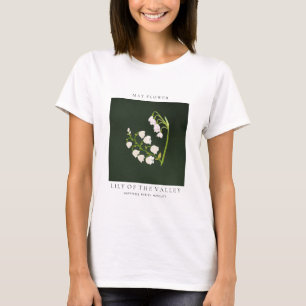 Camisa da Flor do Mês de Nascimento de Maio