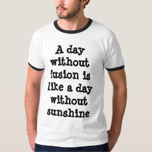 Camisa da fusão/luz do sol