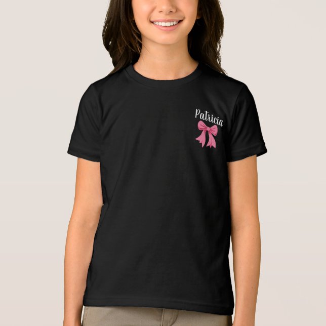 Camisa da garota personalizada - Camiseta personal (Frente)