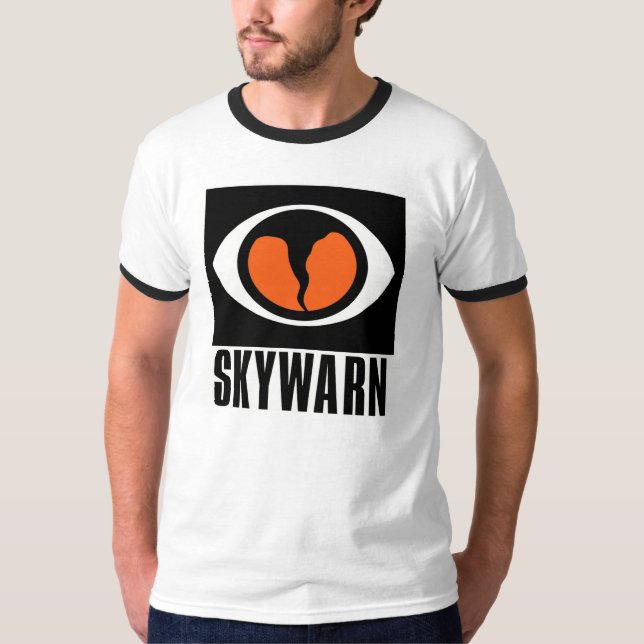 Camisa da guarda florestal de SKYWARN (Frente)