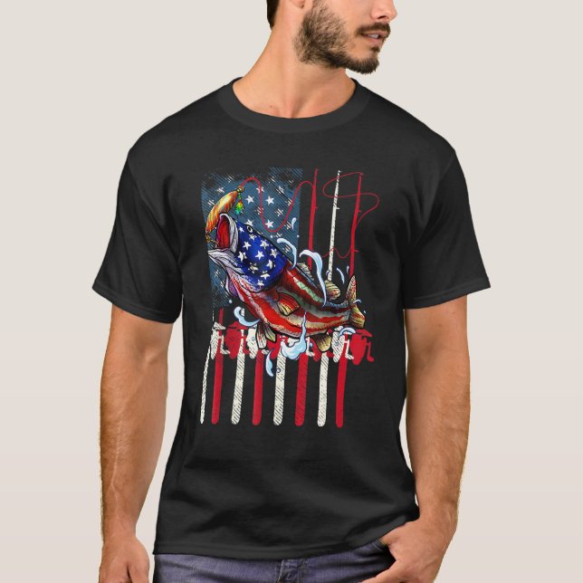 Camisa da Haste de Pesca de Robalo Pesca  Bandeira (Frente)