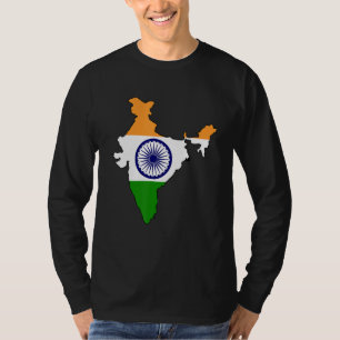 Camisa da Índia, camisa de bandeira da Índia, band