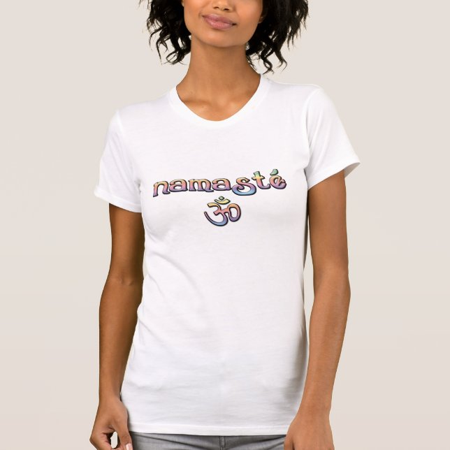 Camisa da ioga de Namaste OM (Frente)