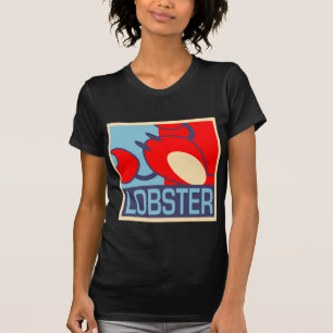 Camisa da lagosta do pop art