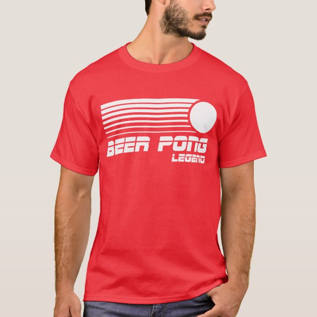Camisa Da Legenda Do Pong Da Cerveja (Frente)