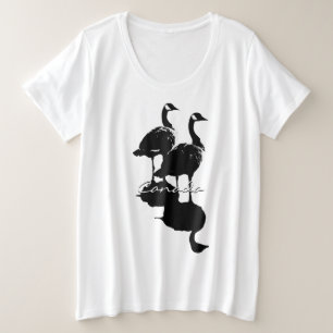 Camisa da lembrança do ganso de Canadá do t-shir