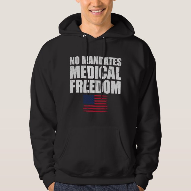 Camisa da Liberdade Médica Bandeira dos EUA Liberd (Frente)