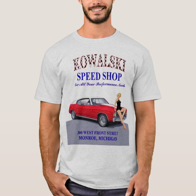 Camisa da loja da velocidade de Kowalski (Frente)