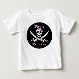 Camisa da Longo-Capa da princesa Criança do pirat