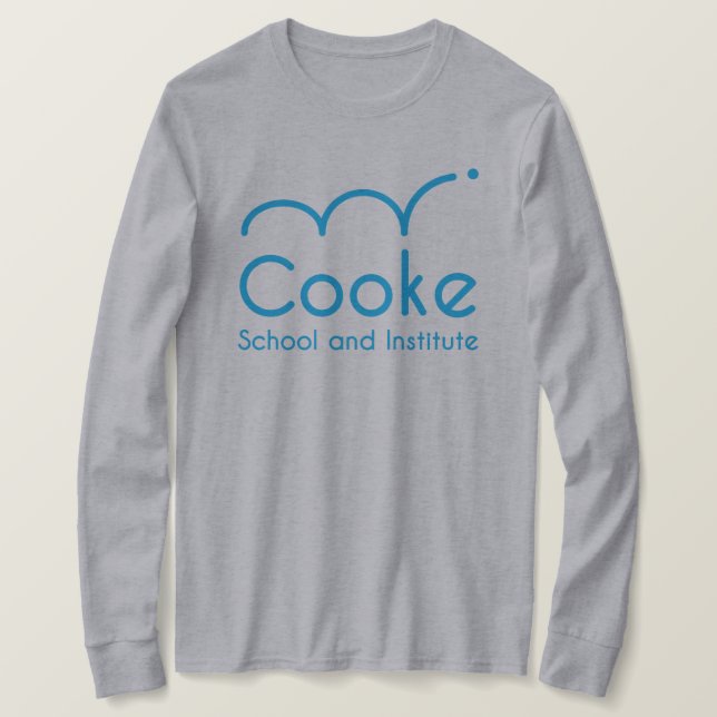 Camisa da Longo-Capa do Cooke das MULHERES, cinza (Frente do Design)