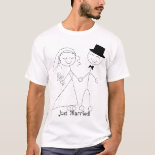 Camisa da lua de mel do recem casados do KRW