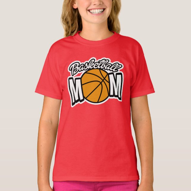 Camisa da mamã do basquetebol (Frente)