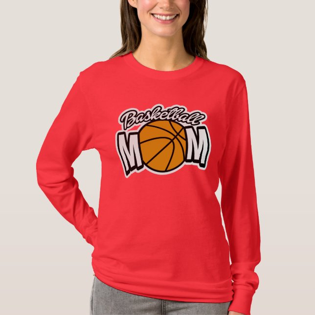 Camisa da mamã do basquetebol (Frente)
