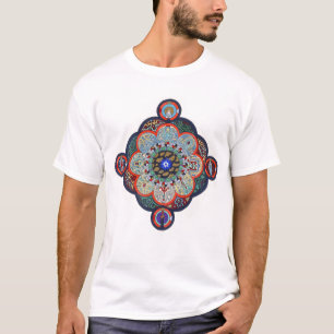Camisa da mandala de Jung para homens